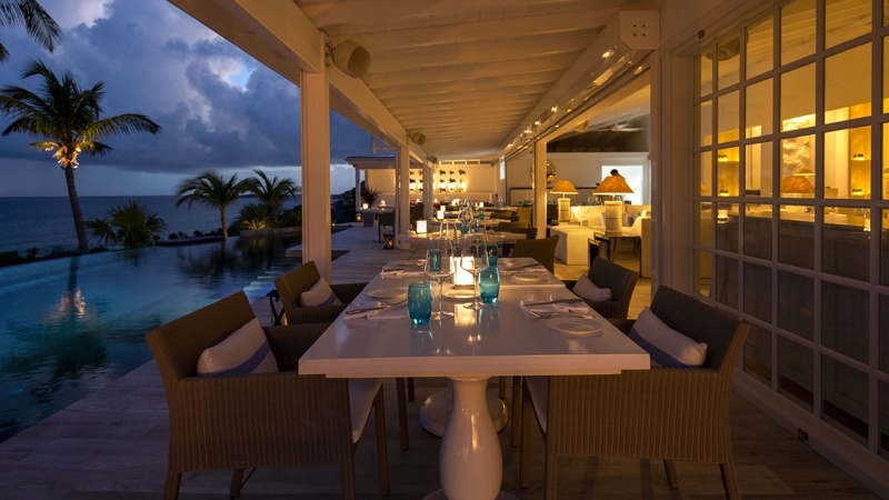 Hotel Le Toiny restaurant