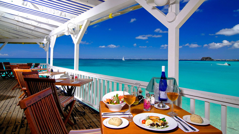 Grand Case Beach Club - terrasse